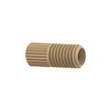 Flangeless Short Headless Nut 1/14-28 Flat-Bottom, for 1/8" OD